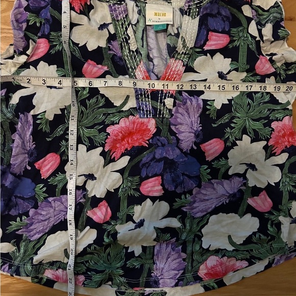 Maeve • Flutter Sleeve Floral Print Top - Picture 7 of 9